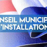 Conseil Municipal d'installation du 25 Mai 2020 - Phase 1