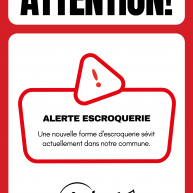 ALERTE ESCROQUERIE 
