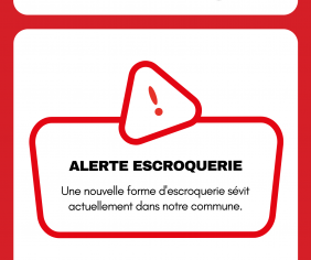 ALERTE ESCROQUERIE