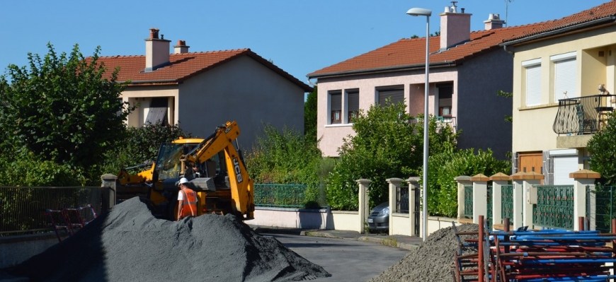 Travaux au lotissement communal